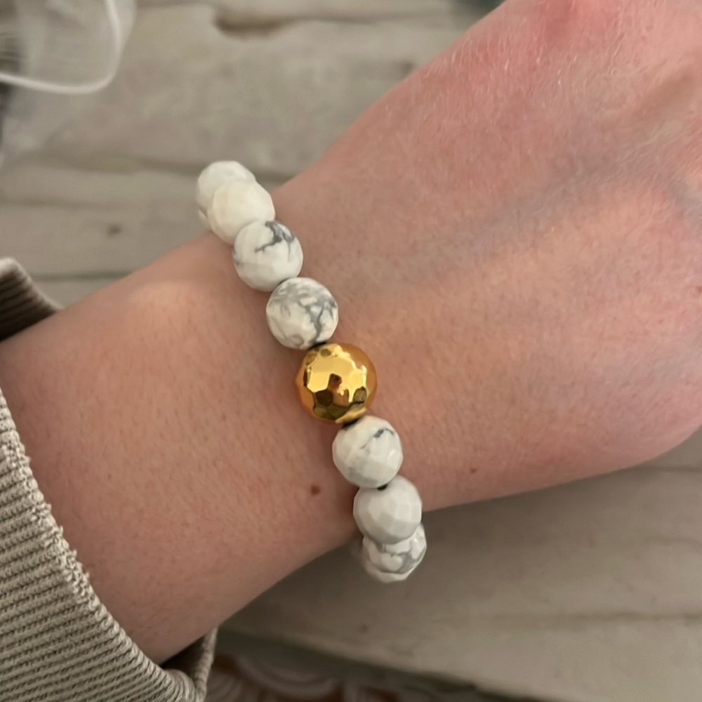 Gorjana large gemstone bracelet